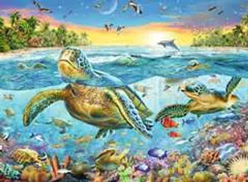 Swim With Sea Turtles 100pc