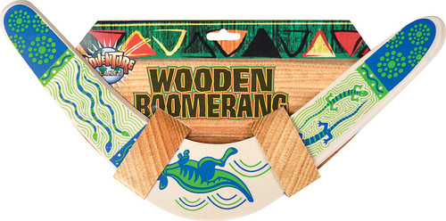 14.5" Wooden Boomerang 1