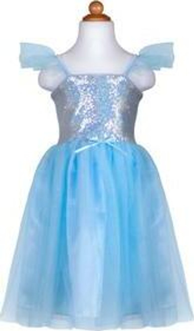 Blue Sequins Princess Dress (Size 3-4) 1