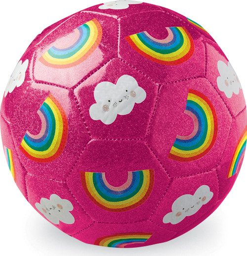Size 3 Glitter Soccer Ball - Rainbow 1