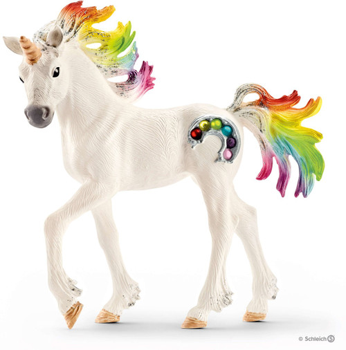 Rainbow Unicorn, Foal - PlayMatters Toys