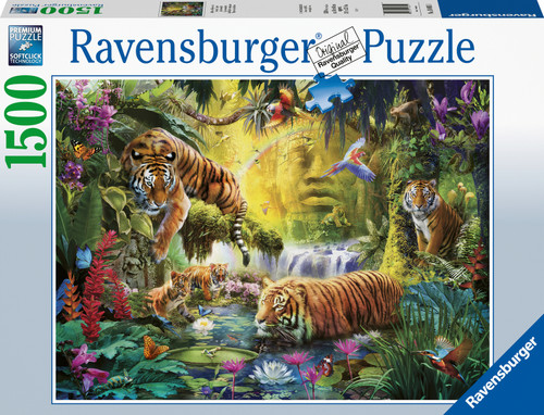 Tranquil Tigers (1500 pc Puzzle) 2