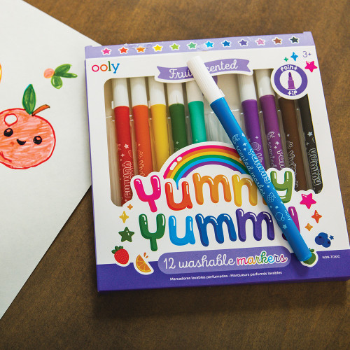 Yummy Yummy Scented Washable Markers - 12 pk 1