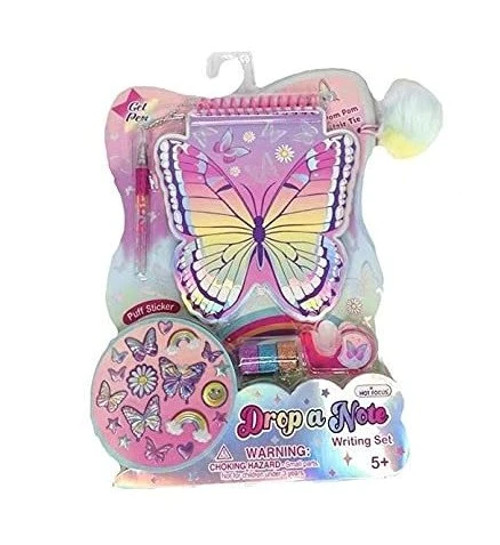 Drop A Note Writing Fun, Tie Dye Butterfly