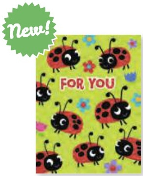 Lady Bug Enclosure Card