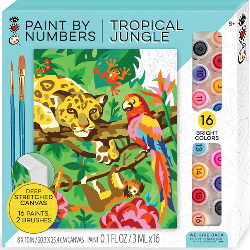 Paint by Numbers Tropical Jungle 1
