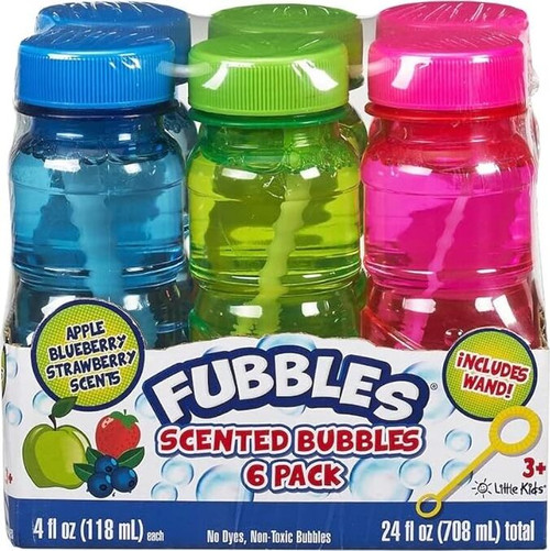 Fubbles Scented Bubble Solution 4oz 6 Pack 1