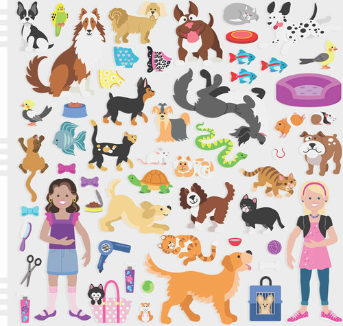 Puffy Sticker Activity Book - Pet Place 1