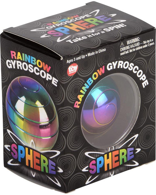 Rainbow Gyroscope Sphere 1