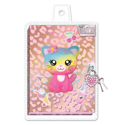 Leopard Diary With Lock & Keys