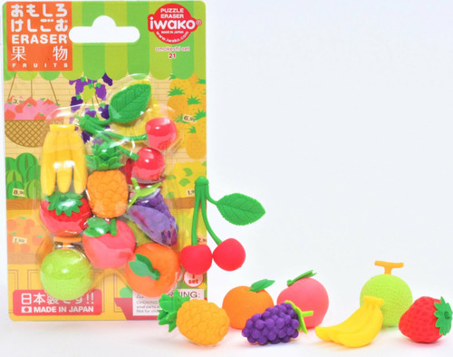 Iwako Fruit Eraser Card-10 2