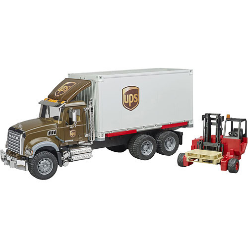 お*〜様 Bruder Mack Granite トラックとJCBバックホーセッ Bruder MACK Granite Low Loader and JCB 4CX Toy Set - Coastal