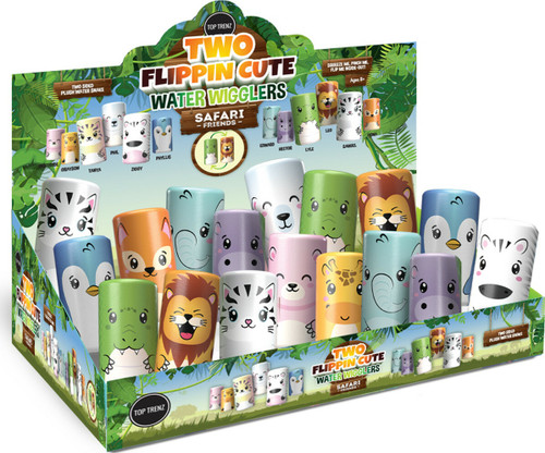 Two Flippin' Cute - Plush Water Wiggler Safari Friends Edition 2