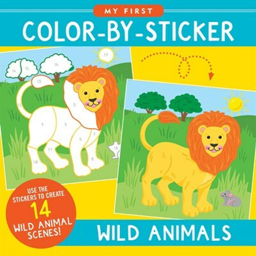 Wild Animals First Color by Sticker Book 1