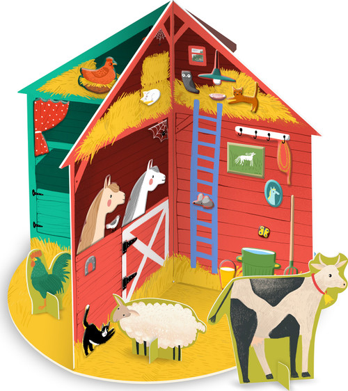 Puffy Sticker 3D Playhouse -Around the Farm 2