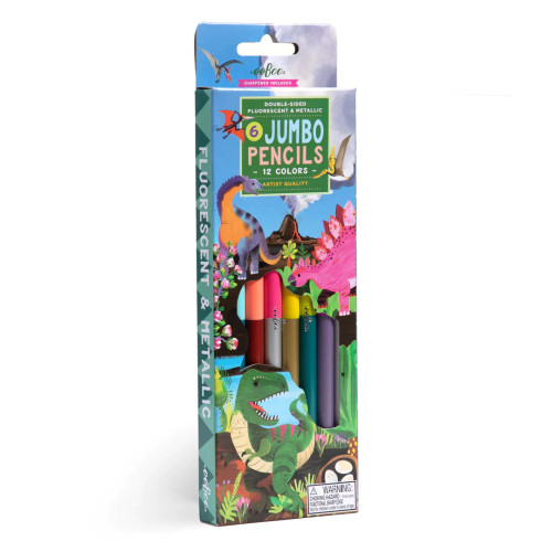 Dinosaur Jumbo Colored Pencils