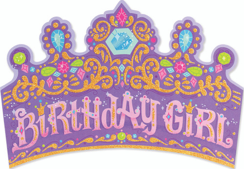 Crown Glitter Card 1