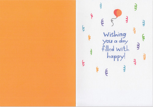 Happy Birthday Lettering Glitter Card 1