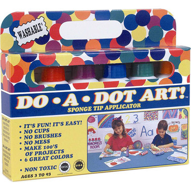  Do A Dot Art! Markers 6-Pack Rainbow Washable Paint