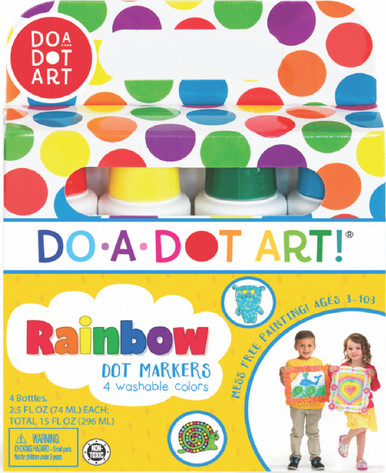 Brilliant Dot-Art Markers 6-Pk [Washable] - PlayMatters Toys