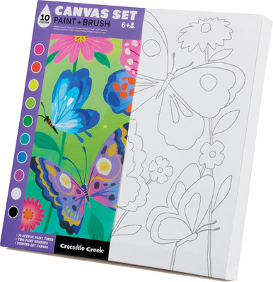 Butterfly Canvas Paint By Number - PlayMatters Toys