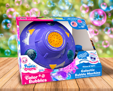 Bubble Artist 220 ポッパー 24cm 未使用 ビッグゲーム Poppin Colorz Galactic Color Bubble Machine - PlayMatters Toys