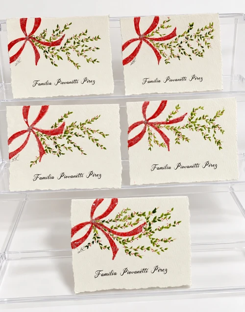 RESERVED Cory -  Christmas Handcrafted Cards