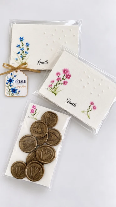 RESERVED VIVI -  3 Sets - Pétale & Christmas Collection Cards