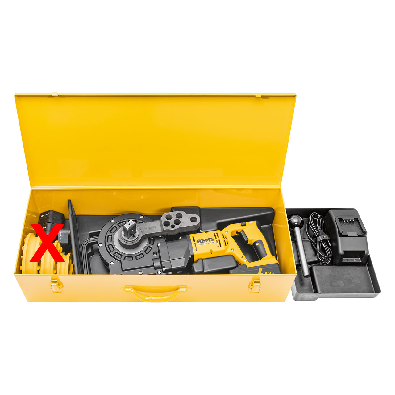 REMS 580014 - Akku-Curvo 22 V Cordless Pipe Bender Basic