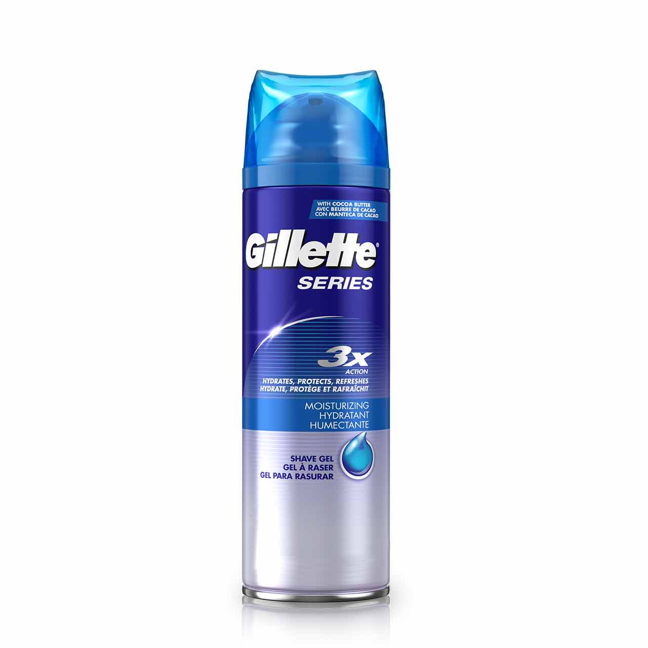 Gillette Series 2.5 oz. Men's Sensitive Shave Gel with Aloe 33092 - 24/Case