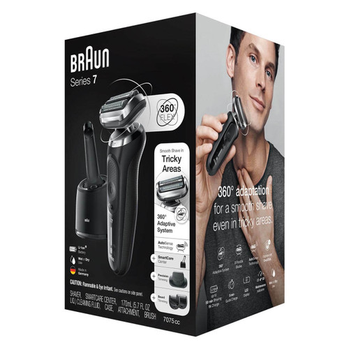 Braun Series 7 with Charging Stand & Travel Case, Silver