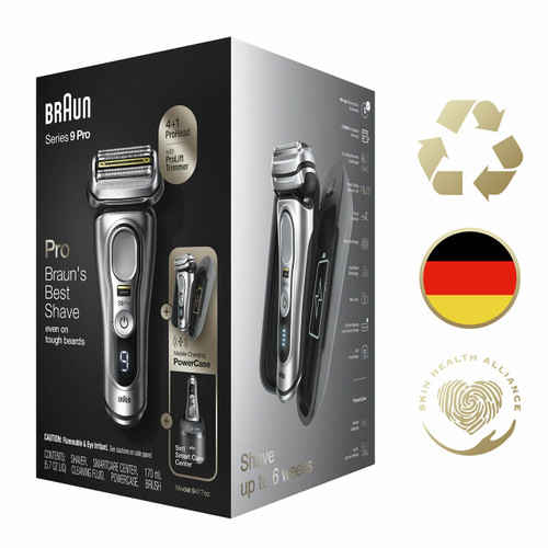 Braun Series 9-9465cc Pro Electric Foil Shaver With Prolift Beard Trimmer &  Clean & Charge Smartcare Center : Target