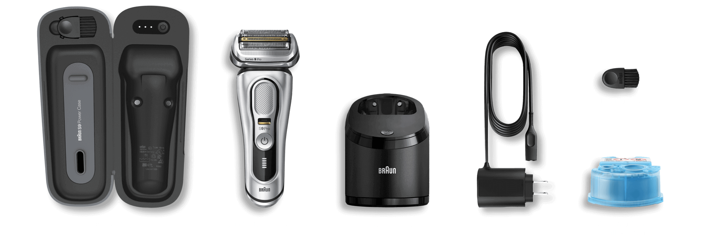Braun Series 9 9477cc Latest Generation Electric Shaver + Charging Power  Case