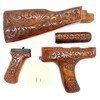 Pakistani Khyber Pass Hand Engraved Walnut AK Dong Wood Stock Set Pakistani Khyber Pass Hand Engraved Walnut AK Dong Wood Stock Set