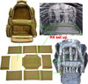 Backpack + Range Bag with Large Padded Deluxe Tactical Divider and 9 Clip Mag Holder - Rangemaster Gear Bag Explorer, Black