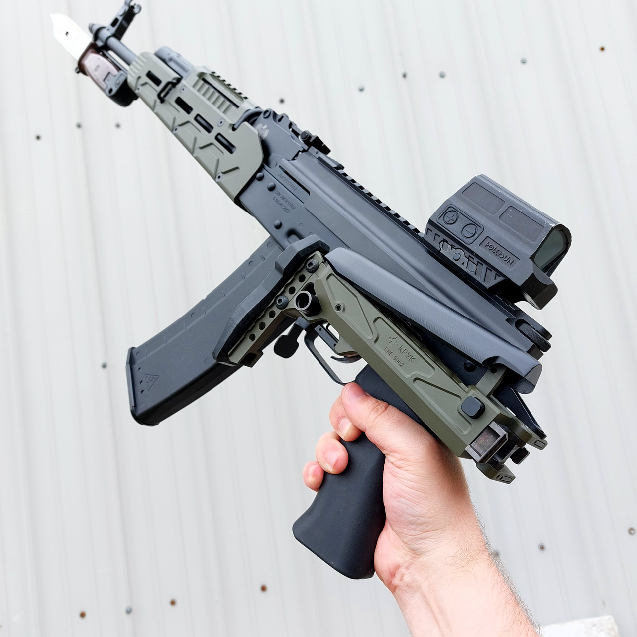 サイガ実物　トップカバー　ak ME Ukraine - Top cover with Picatinny rail for Saiga/AK-47/AK-74