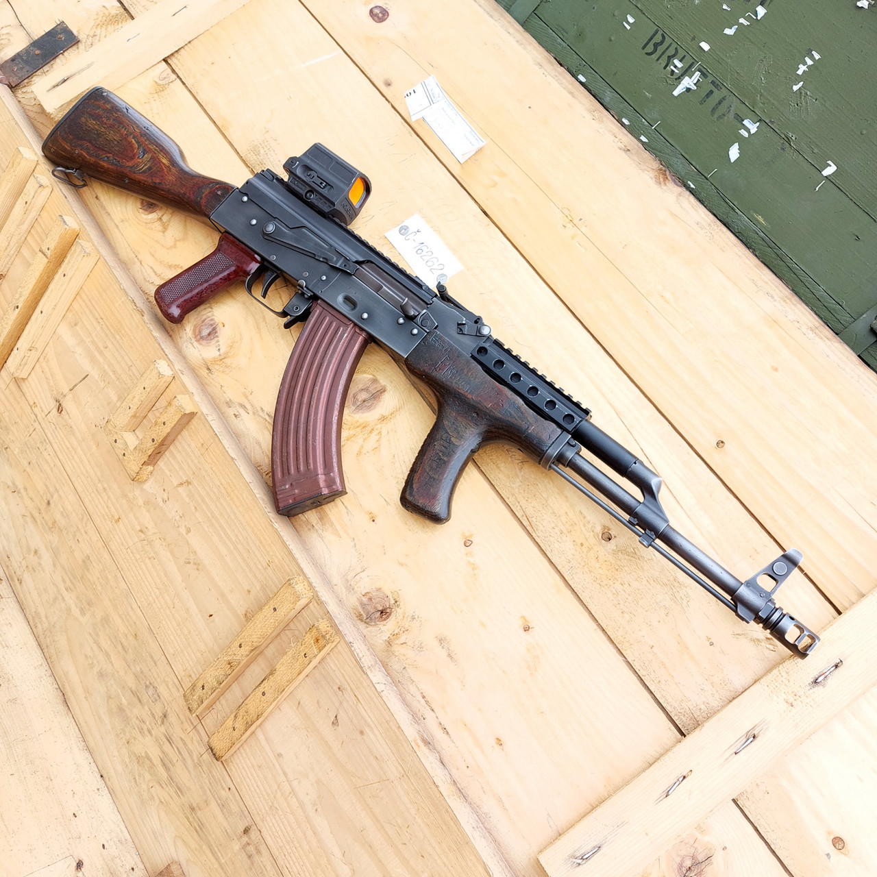 サイガ実物　トップカバー　ak ME Ukraine - Top cover with Picatinny rail for Saiga/AK-47/AK-74