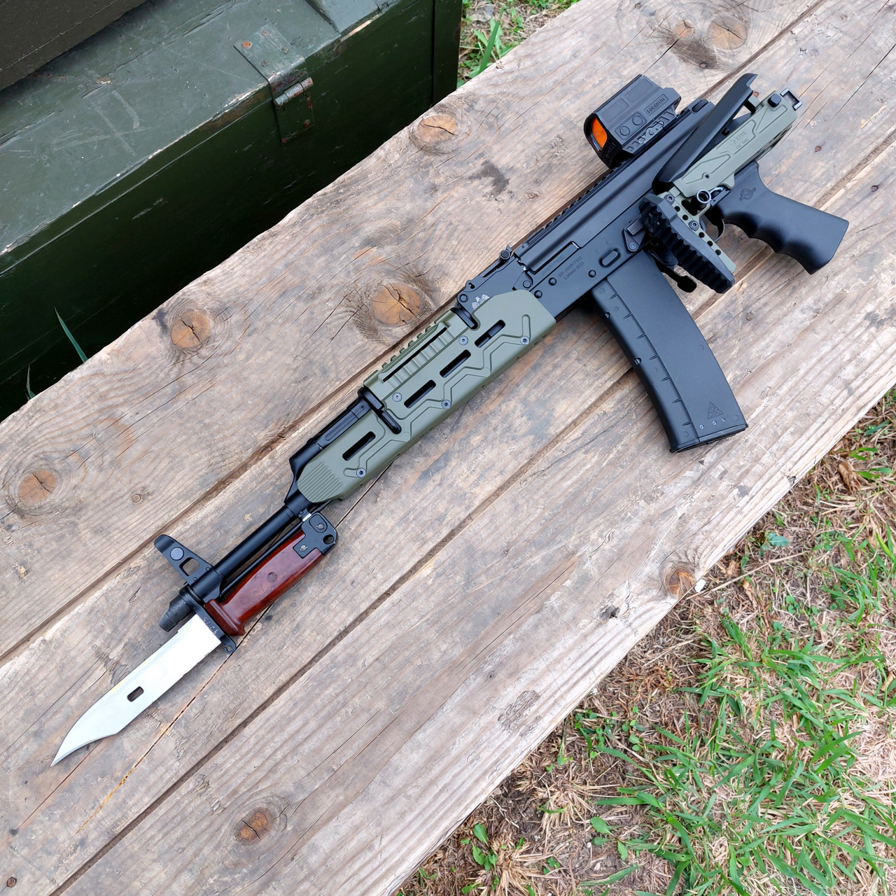 サイガ実物　トップカバー　ak ME Ukraine - Top cover with Picatinny rail for Saiga/AK-47/AK-74