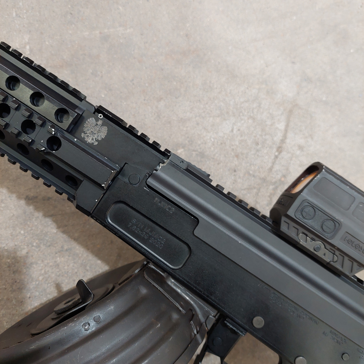 ME Ukraine - Top cover with Picatinny rail for Saiga/AK-47/AK-74