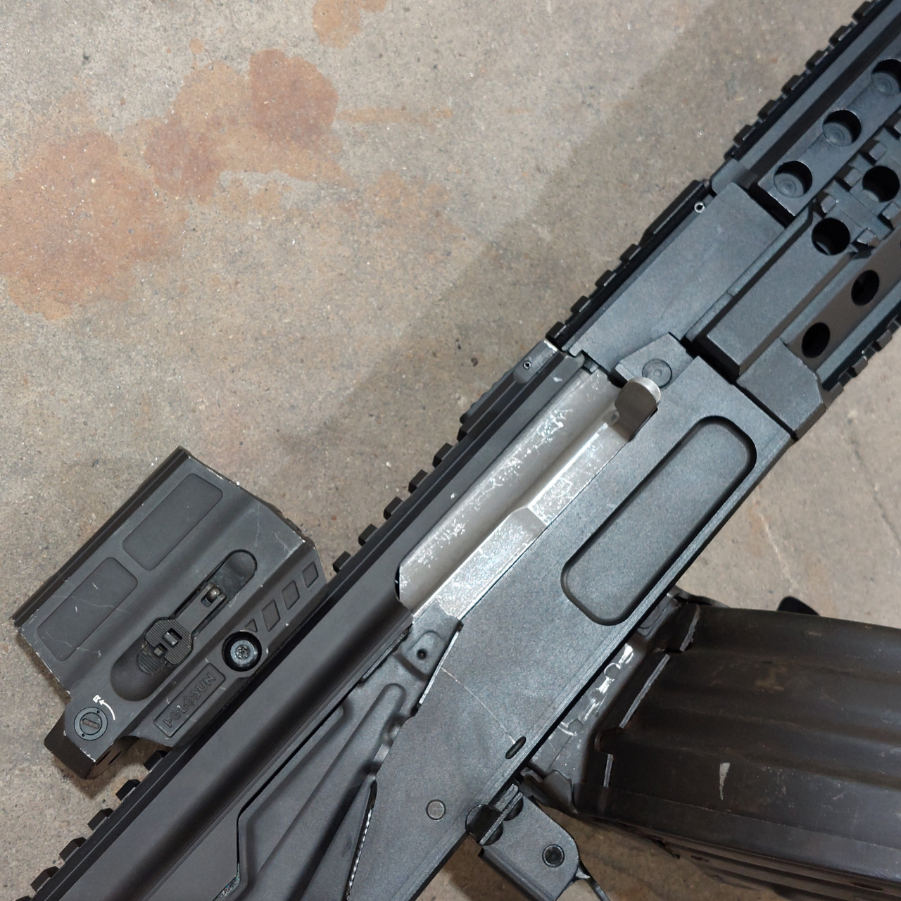 サイガ実物　トップカバー　ak ME Ukraine - Top cover with Picatinny rail for Saiga/AK-47/AK-74