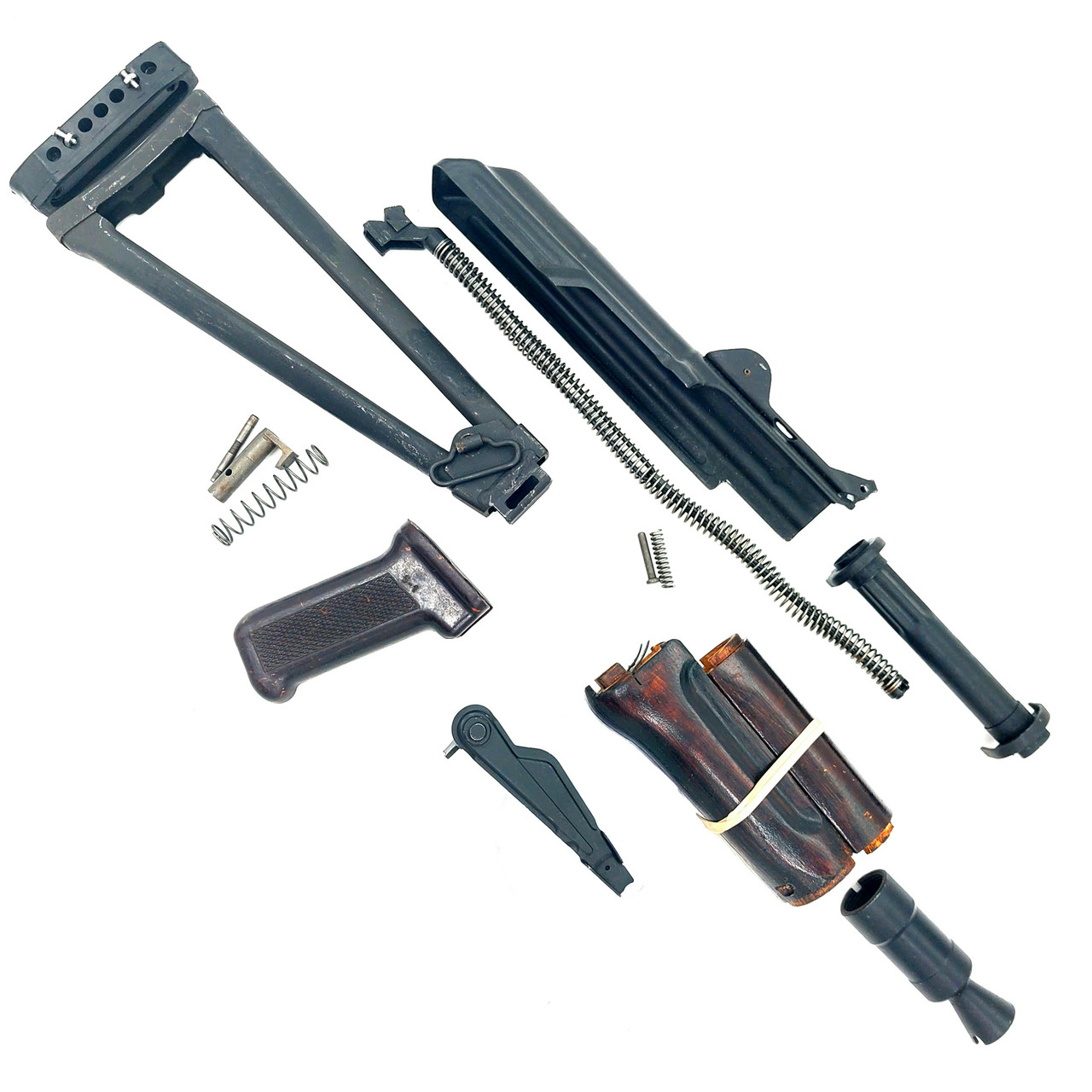 ak.piece Hungarian AK63F Fixed Stock Parts Kit with Intact Barrel 7.62x39