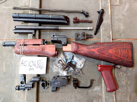Original Romanian Military Md. 63 Parts Kit – 1966 Palm Swell – All Matching Numbers Including Serialized Handguard