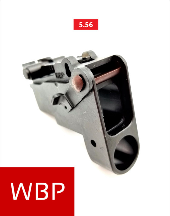 5.56 WBP AKM Complete Rear Sight Block w/ Polish coat of arms!