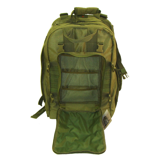 Explorer M2 Everyday Deluxe Carry Huge Military Corpsman Medic Hospital Tactical Backpack, OD Green, 20 x 13 x 6-Inch