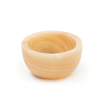 Agate Salt Cellar in Golden Agate Salt Cellar in Golden