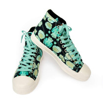 Turquoise Printed Sneakers Turquoise Printed Sneakers