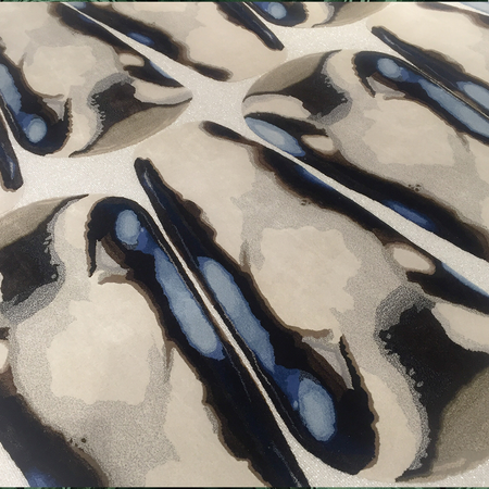 Hand-Tufted Carpet Zebra Opal Print