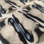 Custom Hand-Tufted Carpet in Zebra Opal Print