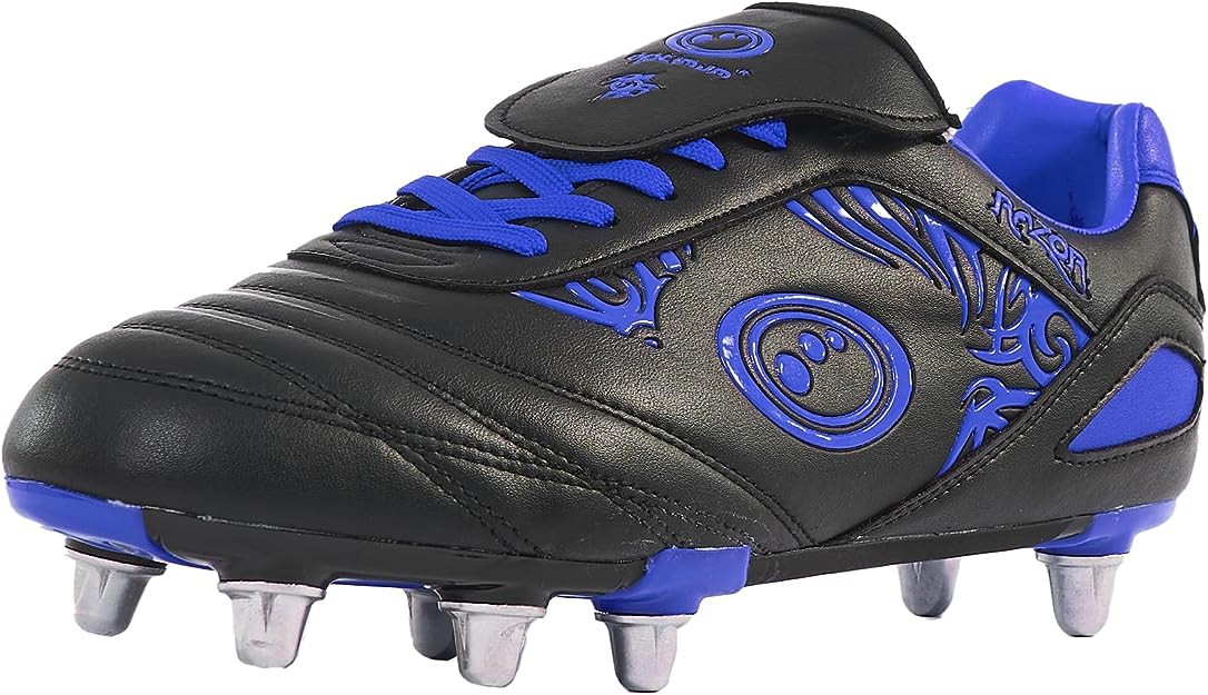 Optimum Junior Lace Up 6 Stud Razor Rugby Boot