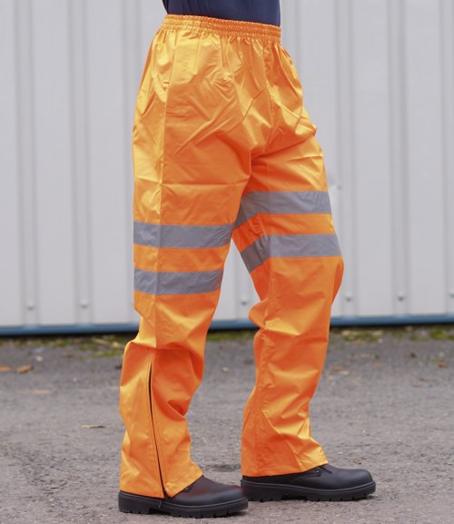 Portwest Hi-Vis Traffic Trousers GO/RT 
